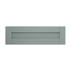 Halesworth Seafoam 900mm x 275mm Pan Drawer Front Shown from the Front as a Single Drawer