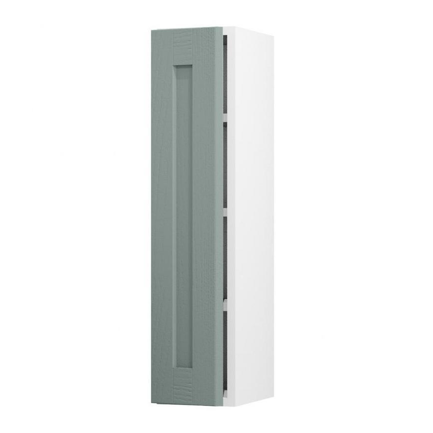 Halesworth Seafoam 200mm x 900mm Tall Door Shown Open at an Angle