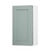 Halesworth Seafoam 500mm x 900mm Tall Door Front Shown Open at an Angle as a Single Door