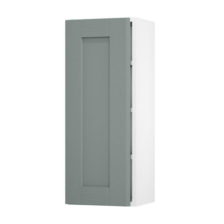 Halesworth Seafoam 350mm x 900mm Tall Door Shown Open at an Angle