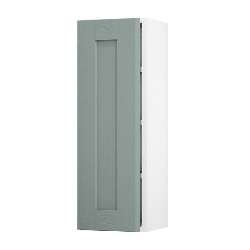 Halesworth Seafoam 300mm x 900mm Tall Door Shown Open at an Angle