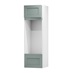 Halesworth Seafoam 600mm x 437mm Appliance Door Shown Open at an Angle as part of a Appliance Tower Unit