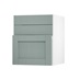 Halesworth Seafoam 600mm x 394mm Pan Drawer Shown with the Drawer Open at an Angle as Part of a Drawer Unit