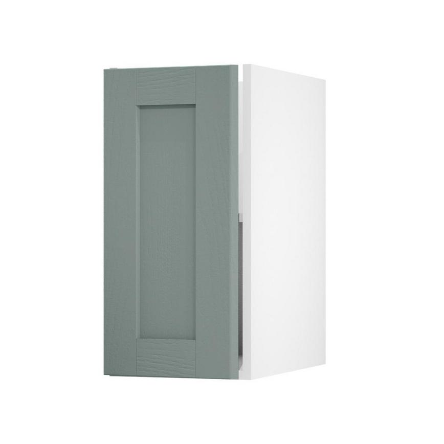 Halesworth Seafoam 350mm x 720mm Full Height Door Shown Open at an Angle