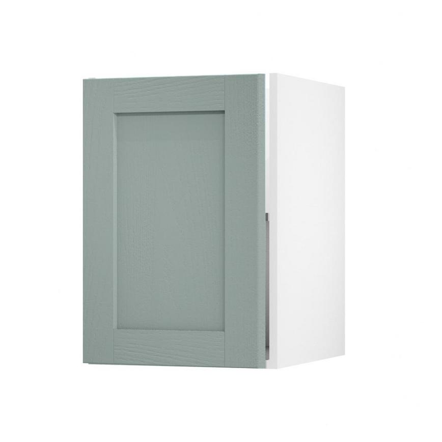 Halesworth Seafoam 500mm x 720mm Full Height Door Shown Open at an Angle