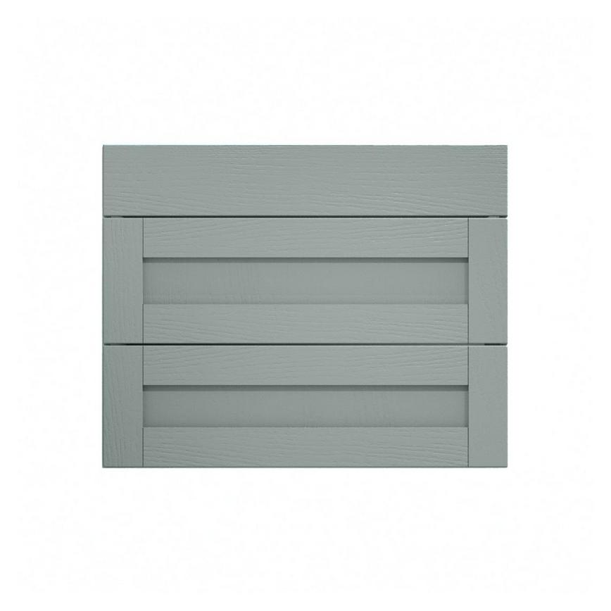 Halesworth Seafoam 900mm x 160mm Drawer Front Shown Closed as Part of a Full Drawer Unit