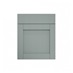 Halesworth Seafoam 600mm x 557mm Door Front Shown Closed from the Front as Part of a Door and Drawer Unit