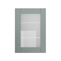 Halesworth Seafoam 500mm x 720mm Full Height Glass Door Closed from the Front