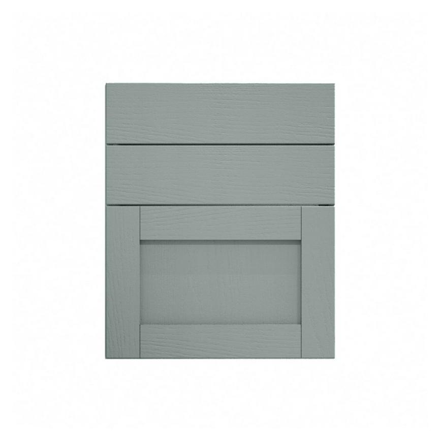 Halesworth Seafoam 600mm x 394mm Pan Drawer Shown Closed from the Front as Part of a Drawer Unit