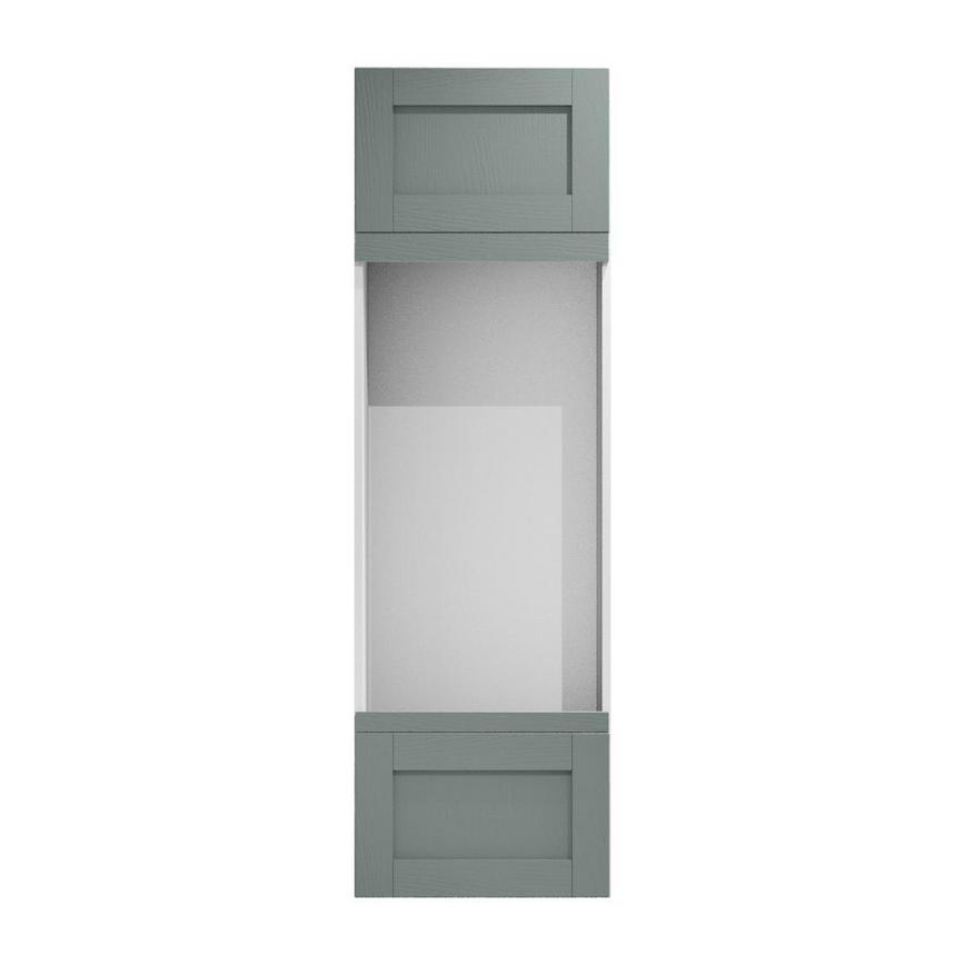 Halesworth Seafoam 600mm x 437mm Appliance Door Shown Closed from the Front as part of a Appliance Tower Unit