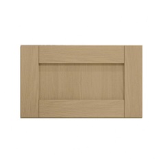 Halesworth Oak 600mm x 360mm Half Height Door Shown Closed from the Front as Part of a Drawer Unit