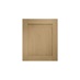 Halesworth Oak 600mm x 733mm Appliance Door Shown Closed From the Front as a Single Door