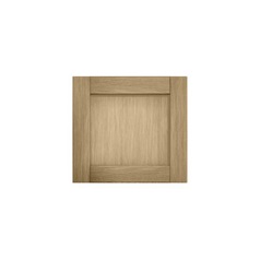 Halesworth Oak 600mm x 600mm Appliance Door Shown Closed from the Front as a Single Door