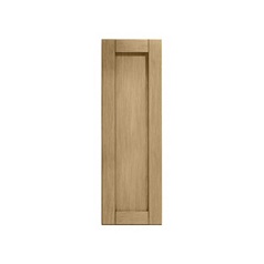 Halesworth Oak 400mm x 1200mm Full Height Larder Door Shown from the Front as a Single Door