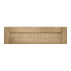 Halesworth Oak 1000mm x 275mm Appliance Drawer Shown Closed from the Front as a Single Drawer