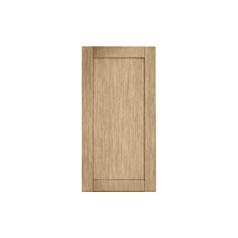 Halesworth Oak 600mm x 1171mm Appliance Door Shown Closed from the Front as a Single Door