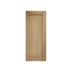 Halesworth Oak 500mm x 1220mm Full Height Larder Door Shown from the Front as a Single Door