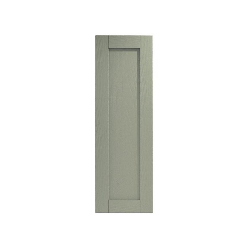 Halesworth Reed Green 400mm x 1200mm Full Height Larder Door Shown from the Front as a Single Door