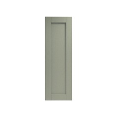 Halesworth Reed Green 400mm x 1200mm Full Height Larder Door Shown from the Front as a Single Door