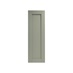 Halesworth Reed Green 400mm x 1200mm Full Height Larder Door Shown from the Front as a Single Door