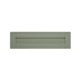 Halesworth Reed Green 1000mm x 275mm Appliance Drawer Shown Closed from the Front as a Single Drawer