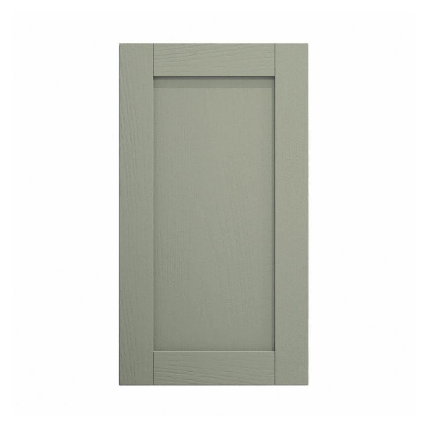 Halesworth Reed Green 500mm x 900mm Tall Door Front Shown Closed from the Front as a Single Door