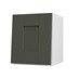 Halesworth Ash Green 300 Half Height Door CAD Cut Out Angled Open Unit