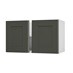 Halesworth Ash Green 800 Double Belfast Sink Door (Pair) CAD Cut Out Angled Open Unit