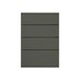 Halesworth Ash Green 500 Drawer Front CAD Cut Out Front Unit
