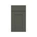 Halesworth Ash Green 400 Standard Door CAD Cut Out Front Unit