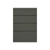 Halesworth Ash Green 500 Deep Drawer Front CAD Cut Out Front Unit