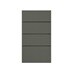 Halesworth Ash Green 400 Deep Drawer Front CAD Cut Out Front Unit
