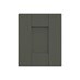 Halesworth Ash Green 300 Half Height Door CAD Cut Out Primary