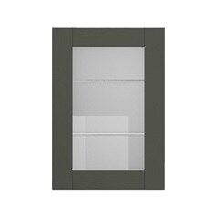 Halesworth Ash Green 500 Full Height Glass Door CAD Cut Out Primary