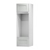 Bridgemere Dove Grey 600 Appliance Tower Door Open 437mm