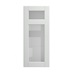 Bridgemere Dove Grey 500 Panelled Glass Dresser Door