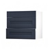 Bridgemere Navy 800 Pan Drawer Open