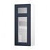 Bridgemere Navy 500 Panelled Glass Dresser Door Open