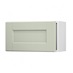 Bridgemere Sage Green 600 Integrated Microwave Topbox Door Open