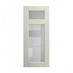 Bridgemere Sage Green 500 Panelled Glass Dresser Door