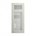 Bridgemere Sage Green 500 Panelled Glass Dresser Door