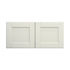 Bridgemere Linen 500mm x 460mm Tall Bridging Unit Shown Closed from the Front as a Pair of Doors