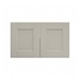 Bridgemere Pebble 800mm x 481mm Pair of Doors Shown Closed from the Front