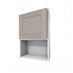 Bridgemere Pebble 600mm x 557mm Door Front Shown Closed from the Front as Part of a Door and Drawer Unit
