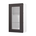 Frome Charcoal 500 Tall 896 Glass Door CAD Angled Open Unit