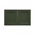 Frome Ash Green 800 Double Belfast Sink Door (Pair) CAD Cut Out Primary