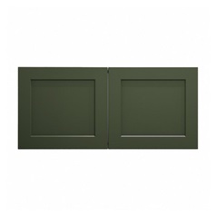 Frome Ash Green 1000 Tall Bridging Unit Doors (Pair) CAD Cut Out Primary