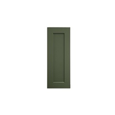 Ash Green Decor End For Curved Base Unit CAD Cut Out Primary