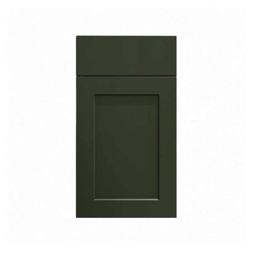 Frome Ash Green 400 Standard Door CAD Cut Out Front Unit