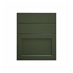 Frome Ash Green 600 Hob Door Or Pan Drawer Front CAD Cut Out Front Unit